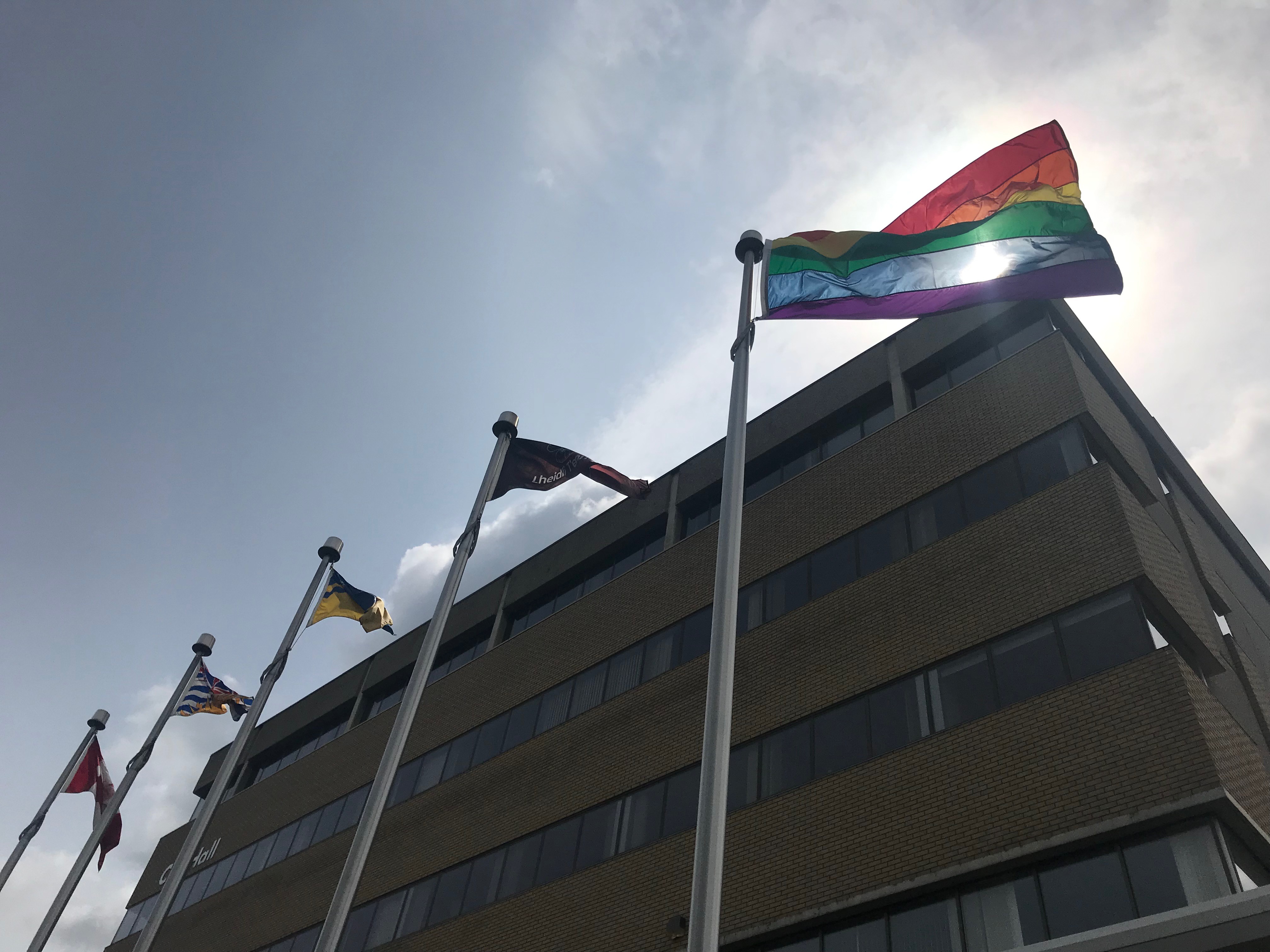 Pride Flag flying high at Prince George City Hall - My Prince George Now